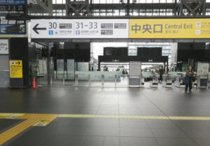 宝泉寺禅センター禅修行体験へ行く途中の京都駅