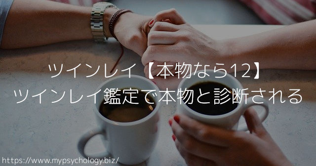 ツインレイ【本物なら12】ツインレイ鑑定で本物と診断される