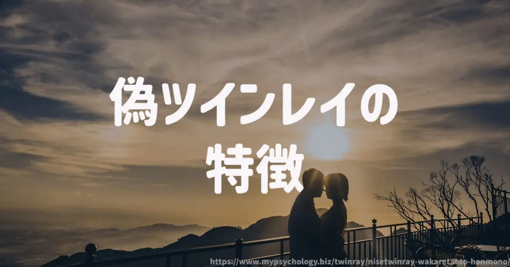 偽ツインレイの特徴