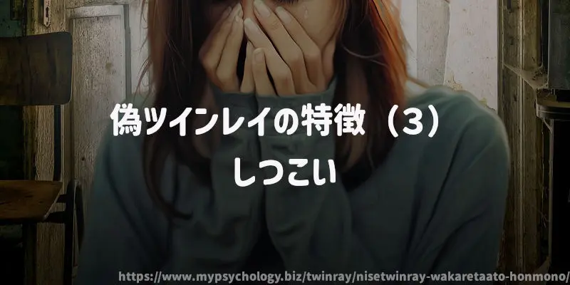 偽ツインレイの特徴(3)しつこい