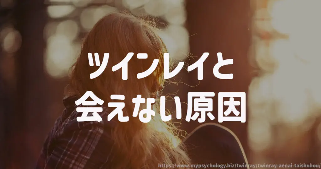 ツインレイと会えない原因