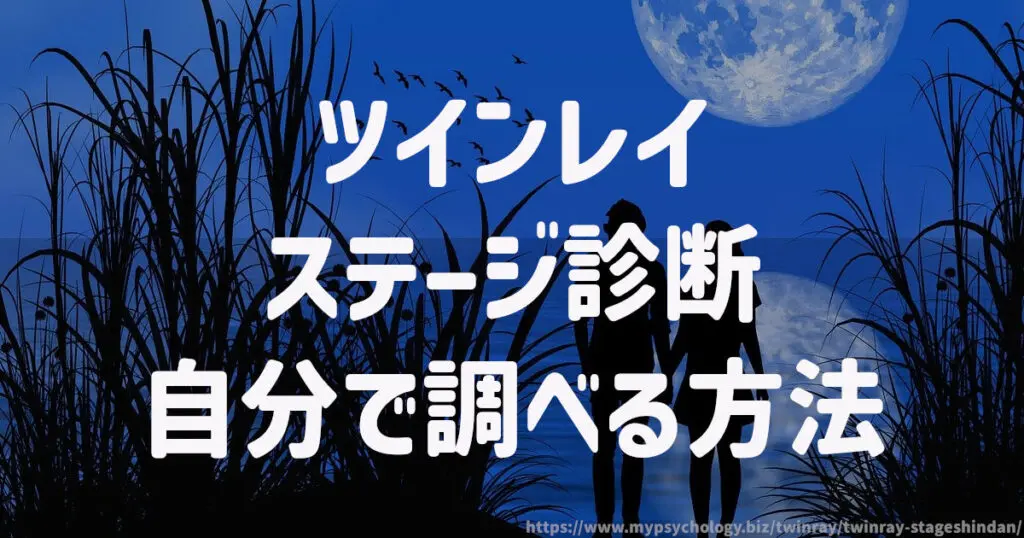 ツインレイ【ステージ診断】自分で調べる方法